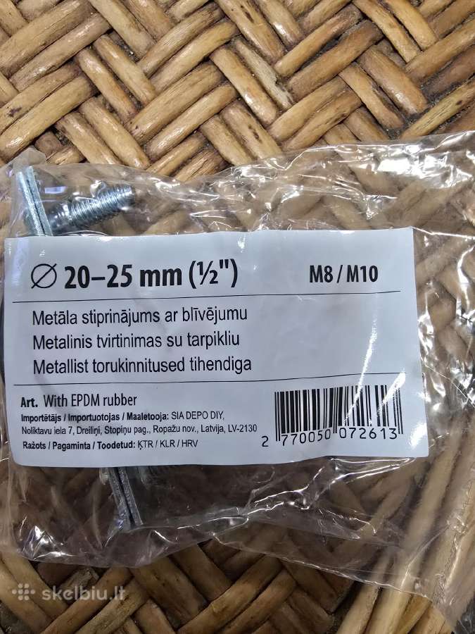 Metalinis tvirtinimas su tarpikliu - nuotraukos Nr. 2