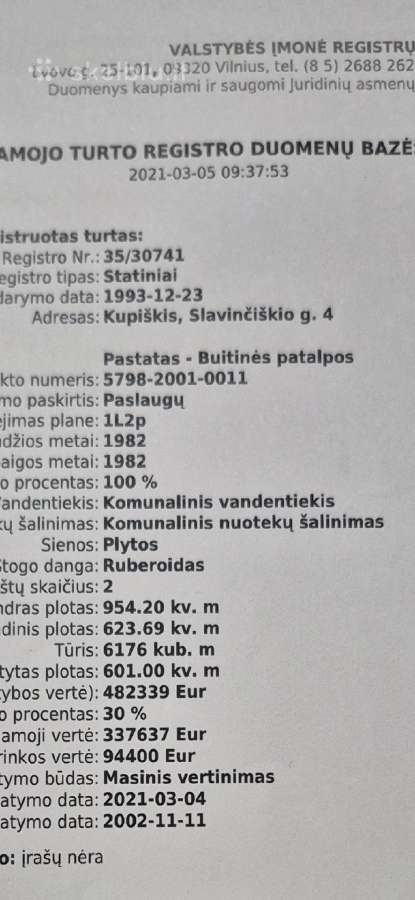 Parduodamas komercinės paskirties pąstatas - nuotraukos Nr. 8