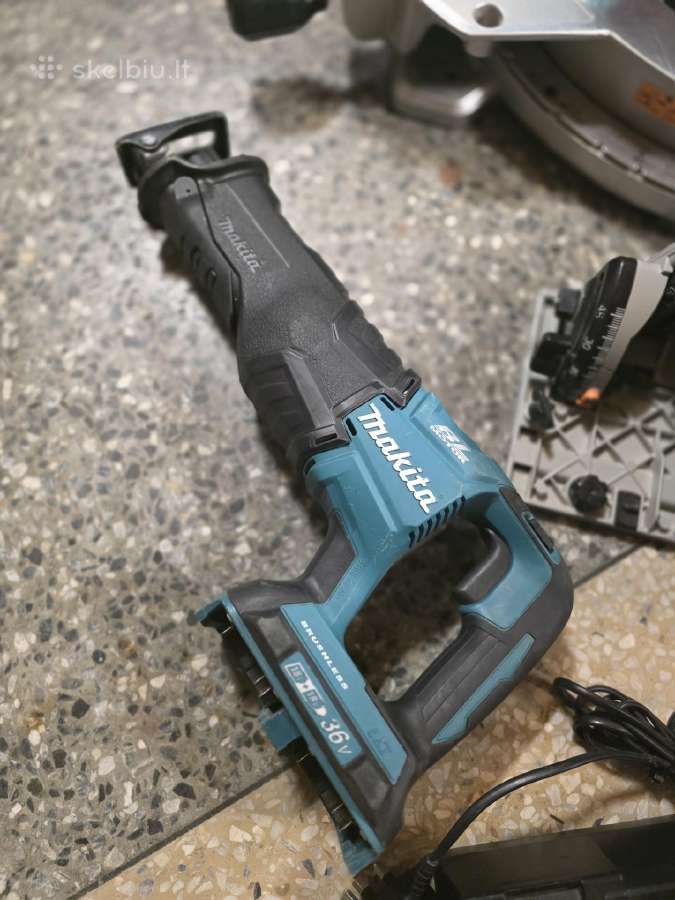 Makita 36v 4 irankiu komplektas su 4baterijom - nuotraukos Nr. 2
