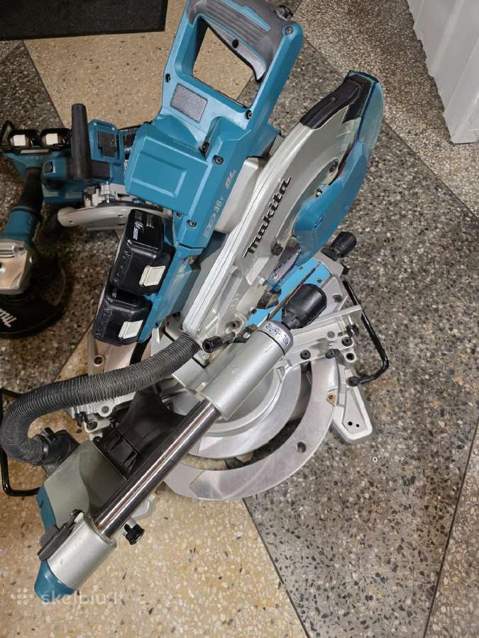 Makita 36v 4 irankiu komplektas su 4baterijom - nuotraukos Nr. 9