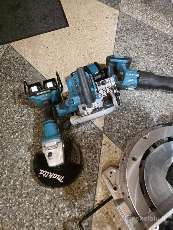 Makita 36v 4 irankiu komplektas su 4baterijom - nuotraukos Nr. 10