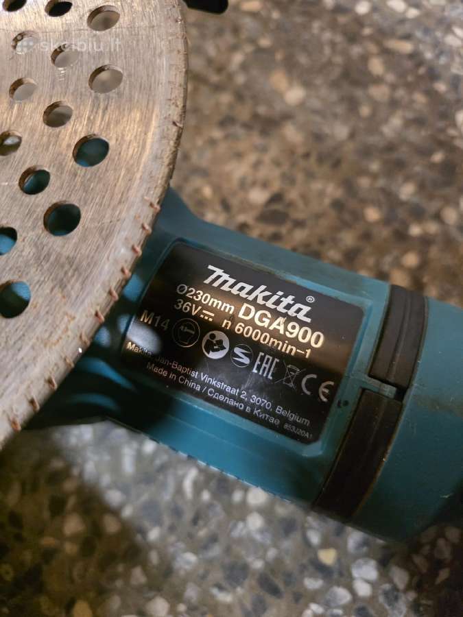 Makita 36v 4 irankiu komplektas su 4baterijom - nuotraukos Nr. 13