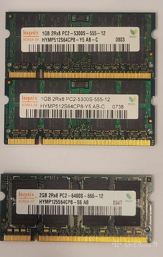 Ddr2 RAM nešiojamui kompiuteriui