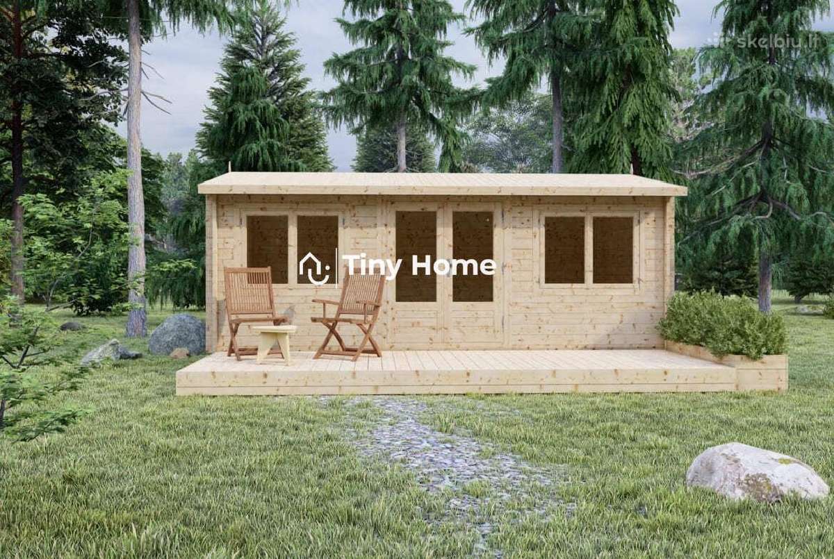 Medinis sodo namas Solo 6x4m 24m2 Akcija! - nuotraukos Nr. 8