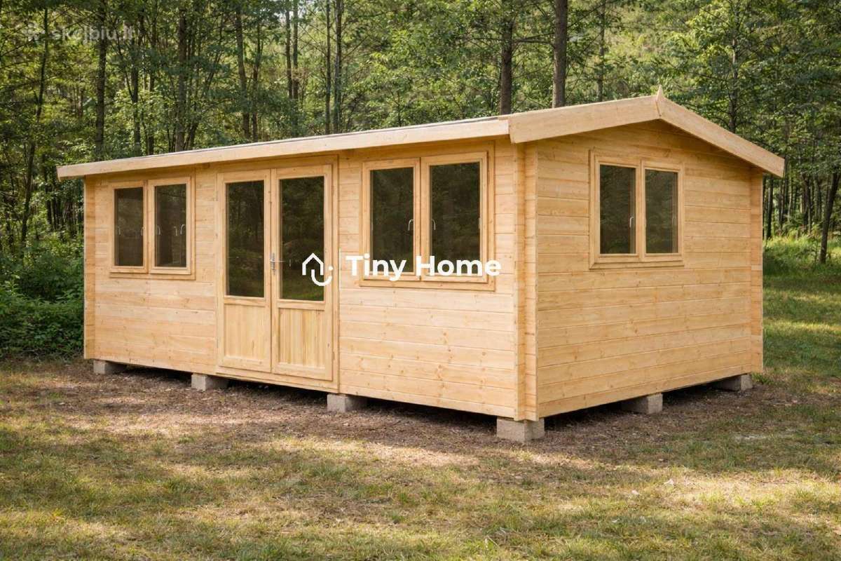 Medinis sodo namas Solo 6x4m 24m2 Akcija!