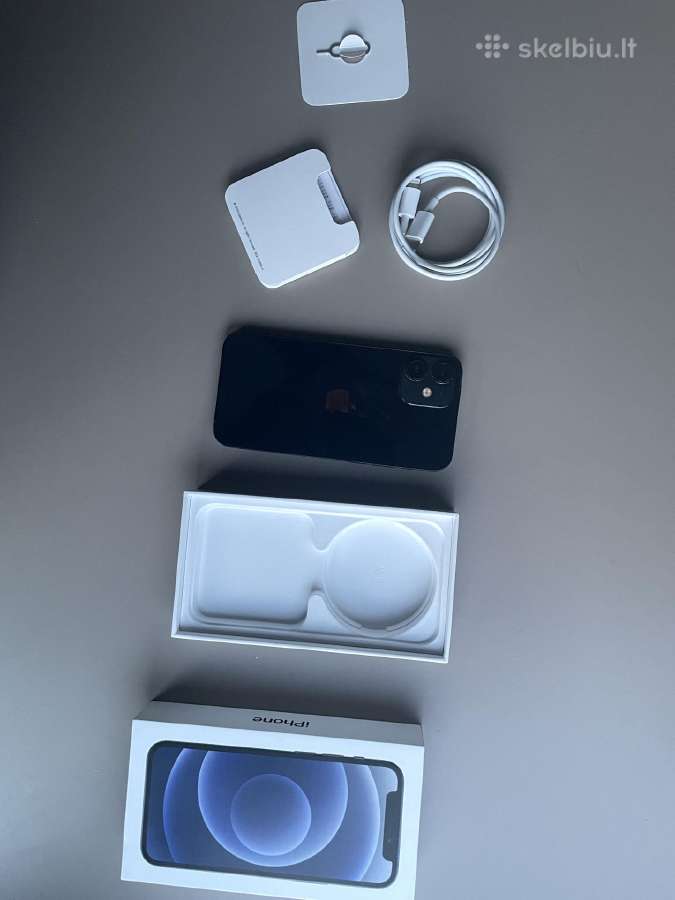 iPhone 12 mini 64gb juodas