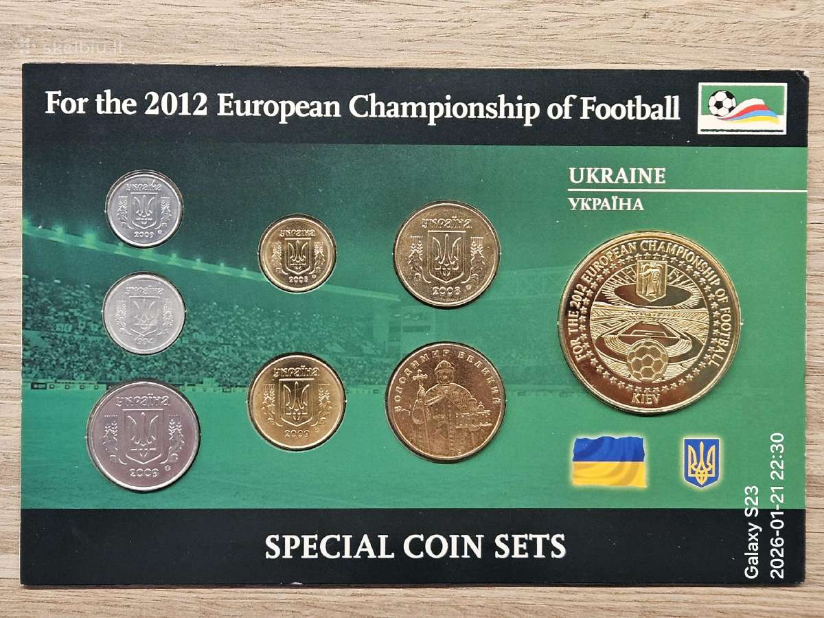 Ukraina monetų rinkinukas 2012 futbolo čempionatas - nuotraukos Nr. 2