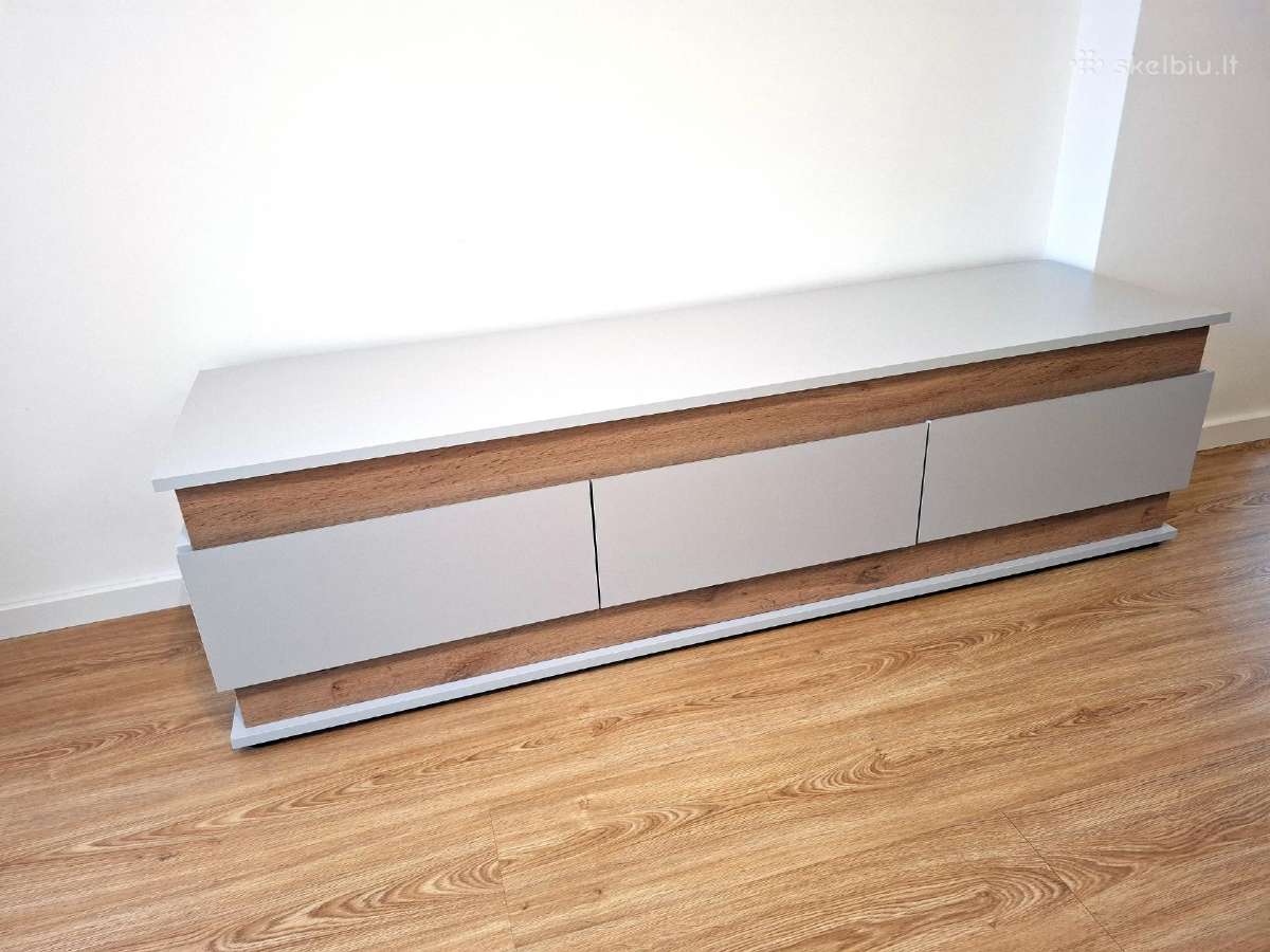 TV staliukas Asm Berlin 150 x 40 x 41 cm pilkas - nuotraukos Nr. 2