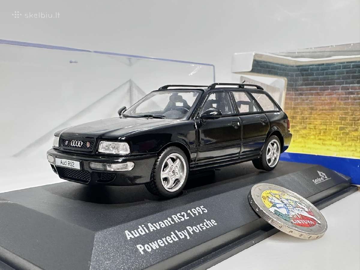Audi Rs2 juoda 1:43 Solido