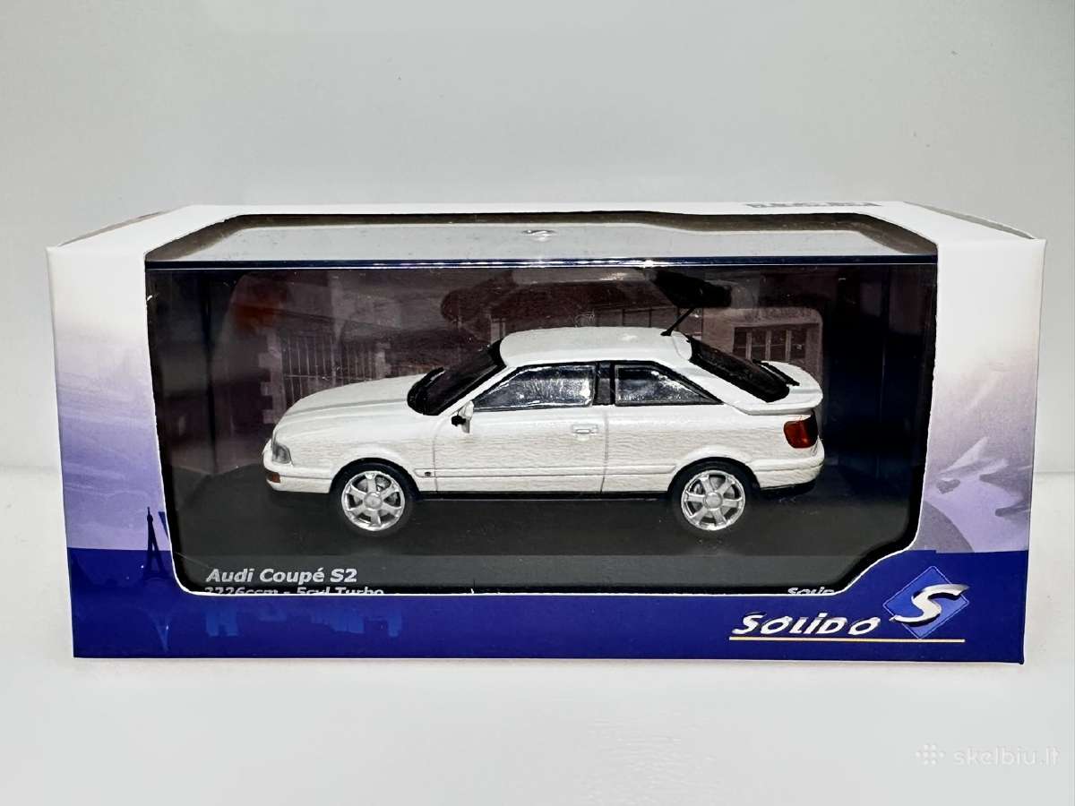 Audi S2 Coupe balta 1:43 Solido - nuotraukos Nr. 2