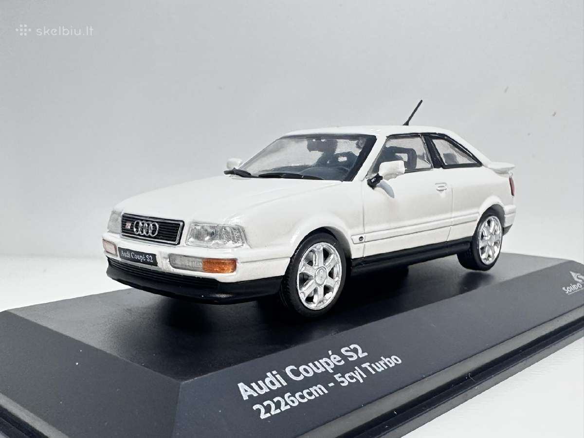Audi S2 Coupe balta 1:43 Solido - nuotraukos Nr. 3
