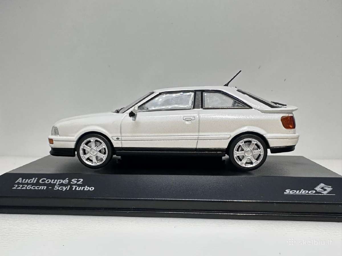 Audi S2 Coupe balta 1:43 Solido - nuotraukos Nr. 4