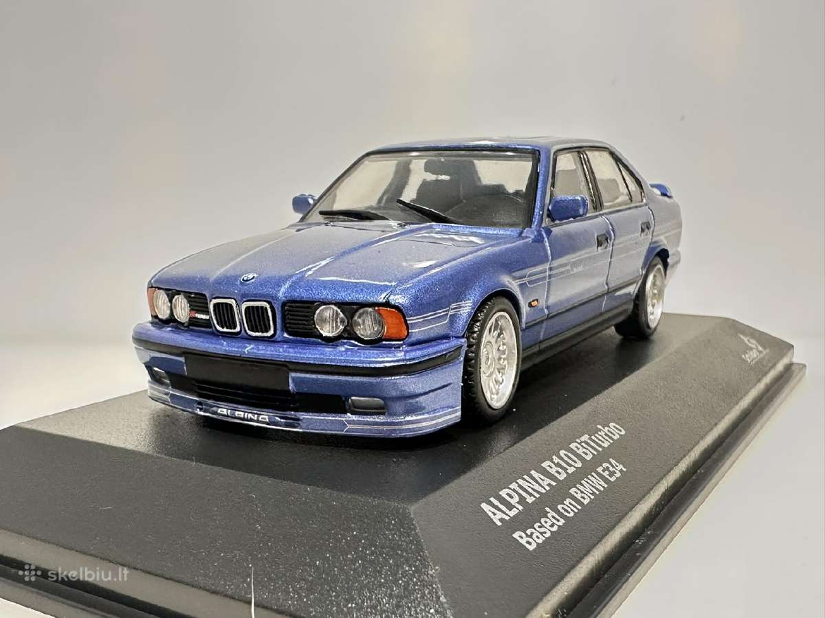 Bmw Alpina B10 Bit E34 mėlyna 1:43 Solido - nuotraukos Nr. 3