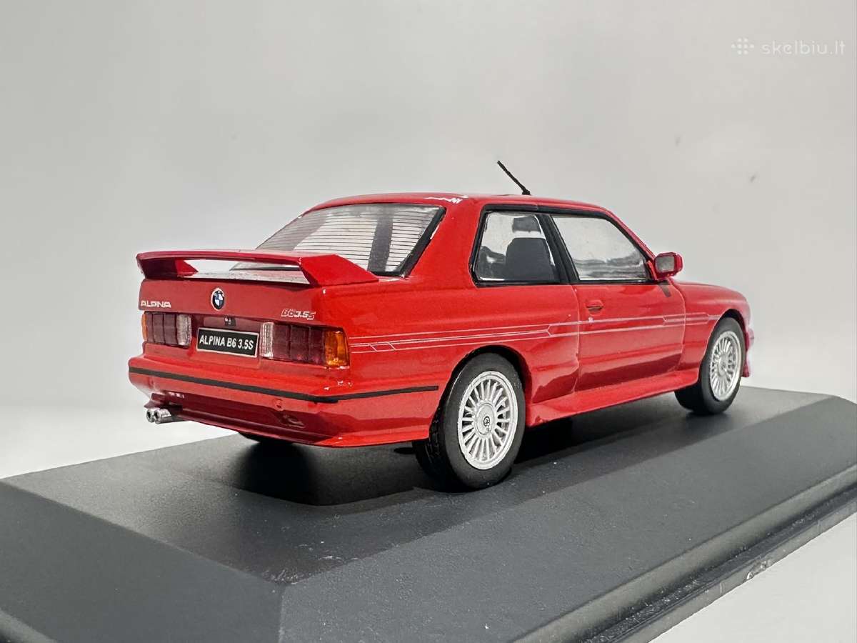 Bmw Alpina B6 3.5S E30 raudona 1:43 Solido - nuotraukos Nr. 4