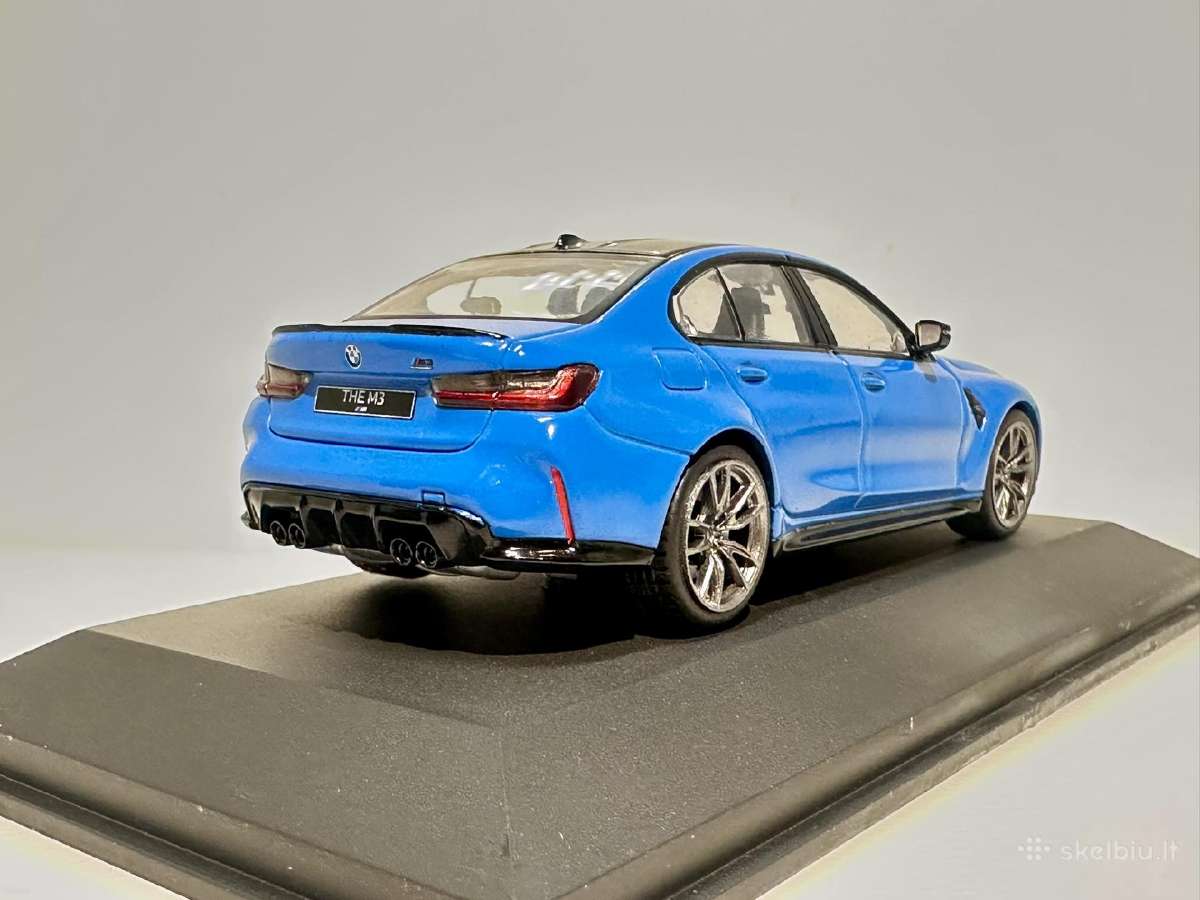 Bmw M3 (G80) mėlyna 1:43 Solido - nuotraukos Nr. 5