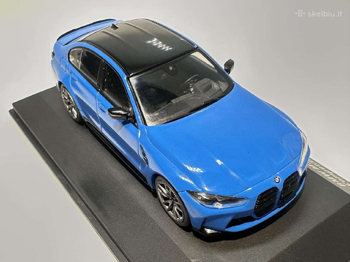 Bmw M3 (G80) mėlyna 1:43 Solido - nuotraukos Nr. 6
