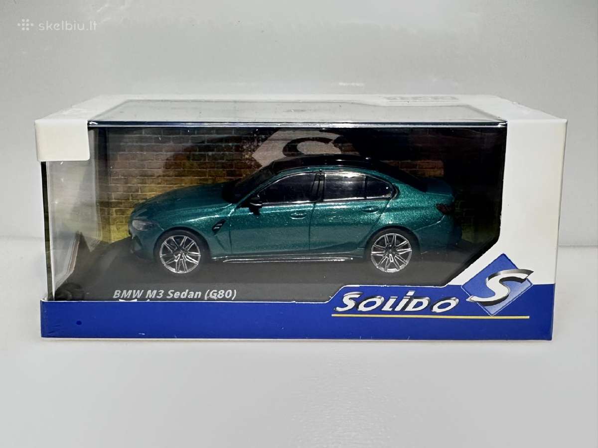 Bmw M3 (G80) žalia 1:43 Solido - nuotraukos Nr. 2