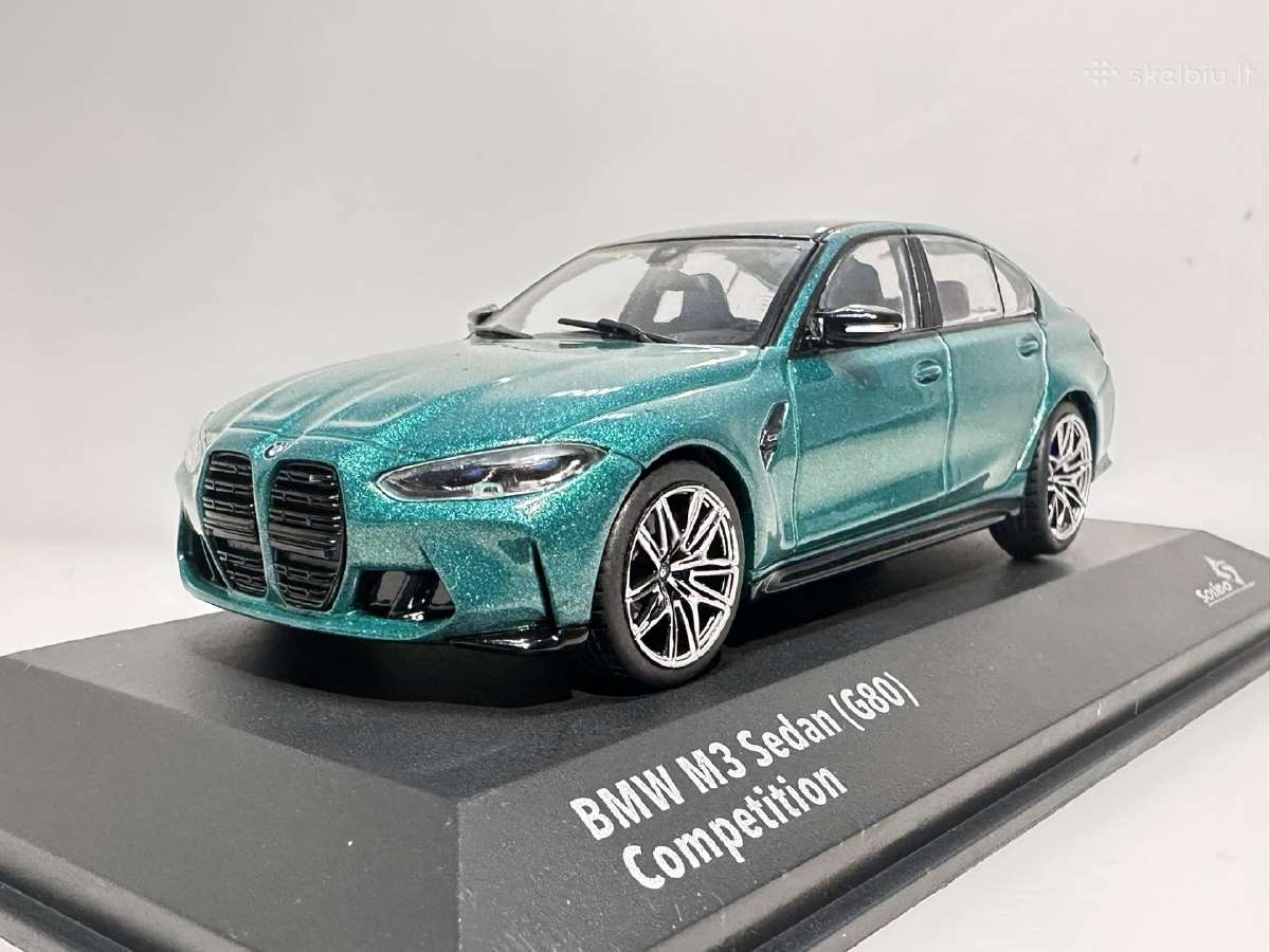 Bmw M3 (G80) žalia 1:43 Solido - nuotraukos Nr. 3