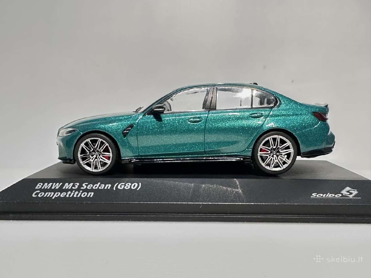 Bmw M3 (G80) žalia 1:43 Solido - nuotraukos Nr. 4