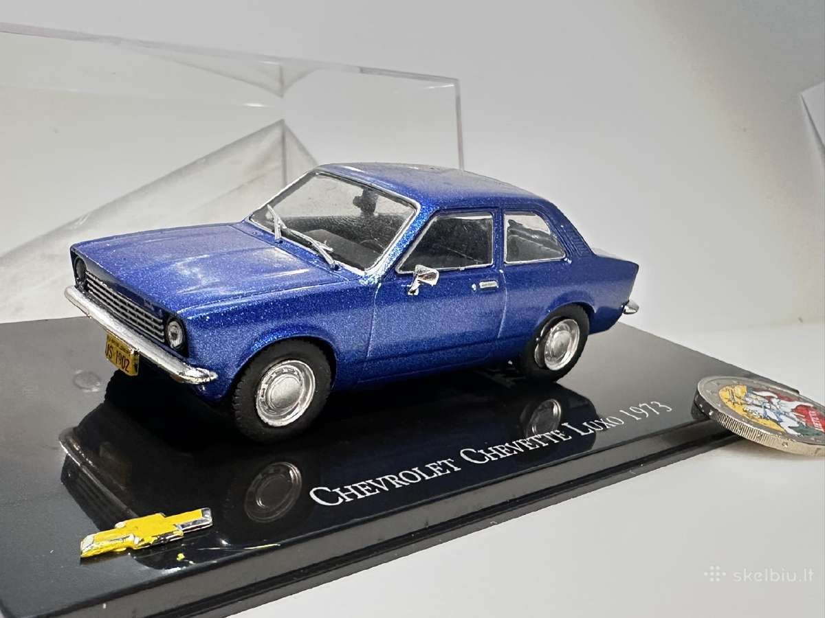Chevrolet Chevette Luxo 1973 mėlyna 1:43 Salvat