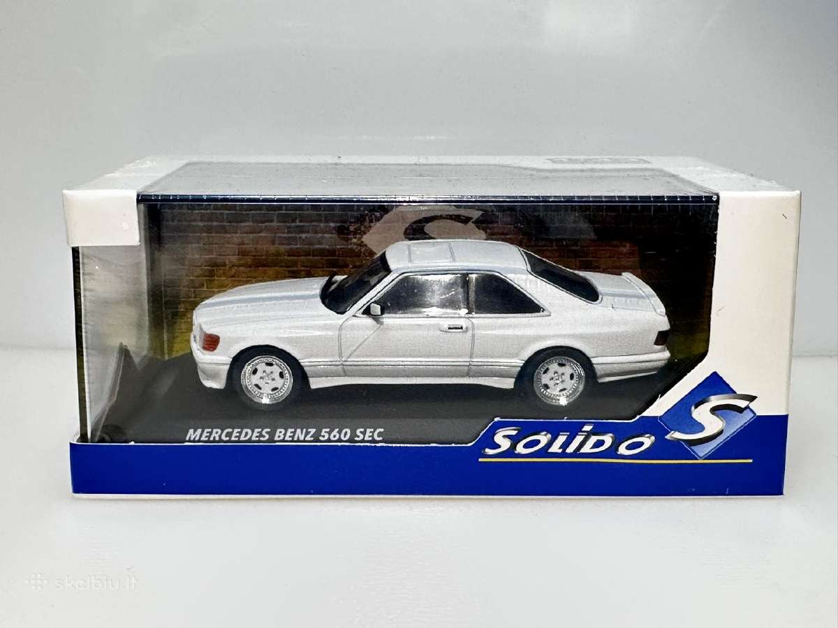 Mercedes-benz 560 Sec (C126) Amg 1:43 Solido - nuotraukos Nr. 2