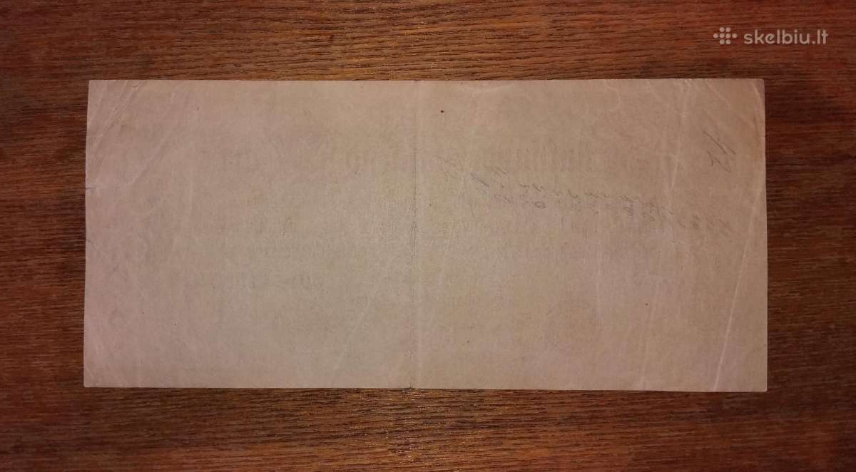 Vokietijos 500.000 markių banknotas - nuotraukos Nr. 2