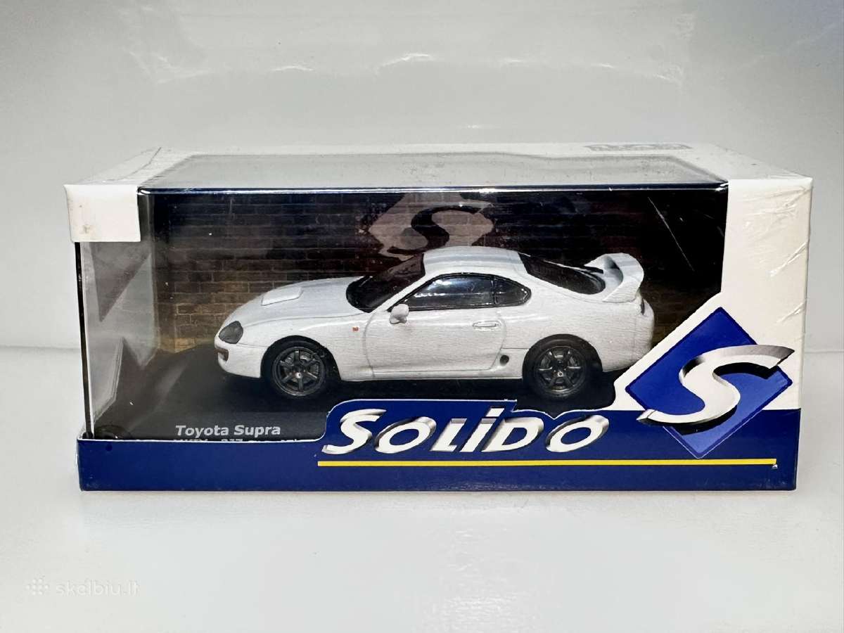 Toyota Supra Mk4 (A80) balta 1:43 Solido - nuotraukos Nr. 2