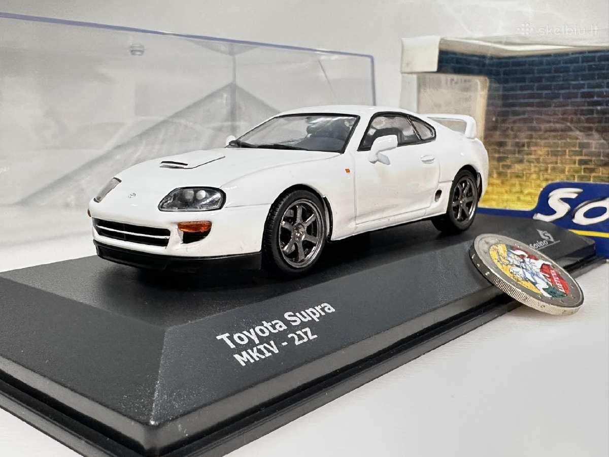 Toyota Supra Mk4 (A80) balta 1:43 Solido