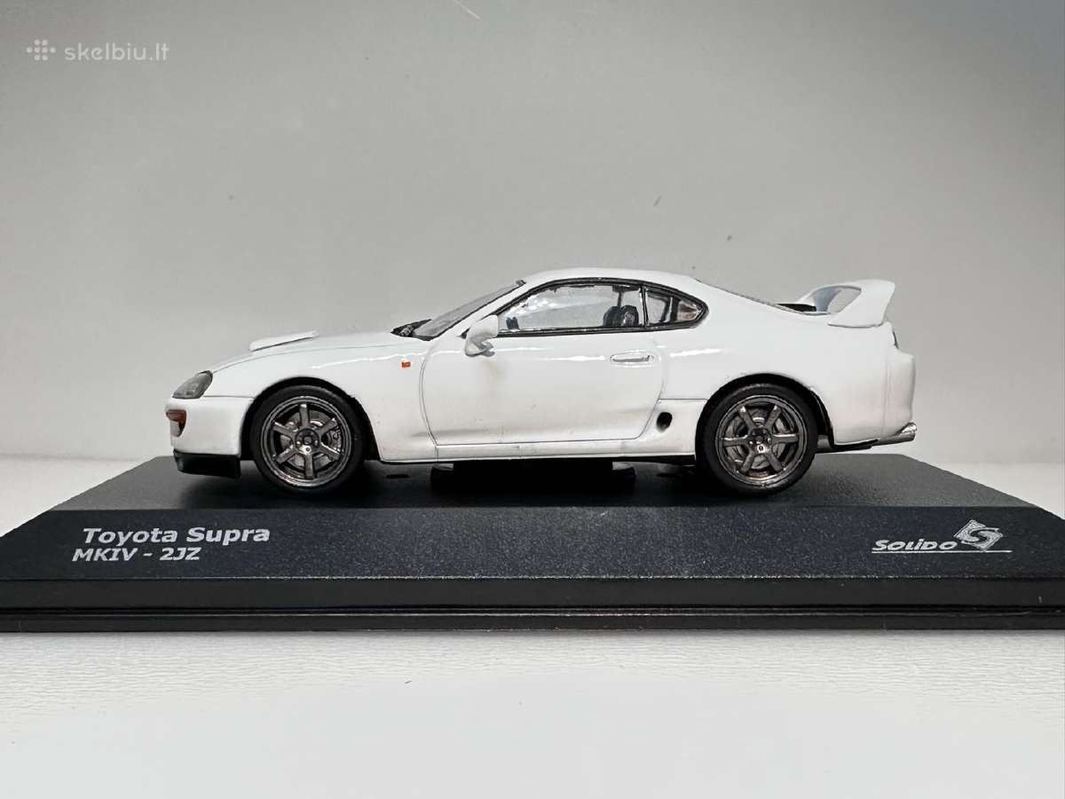 Toyota Supra Mk4 (A80) balta 1:43 Solido - nuotraukos Nr. 4