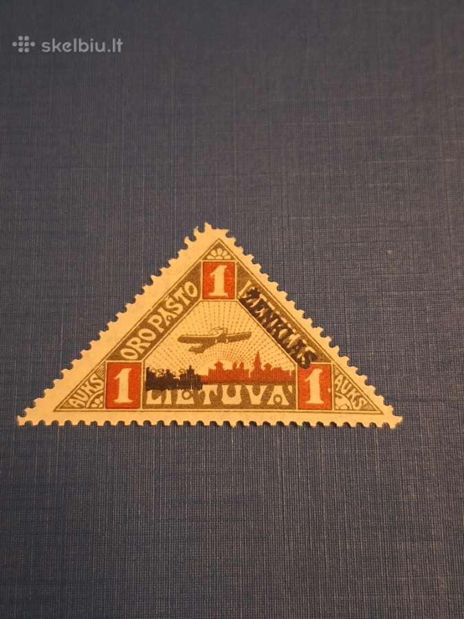 Lietuva 1922 m. Oro paštas, šv. su klaida