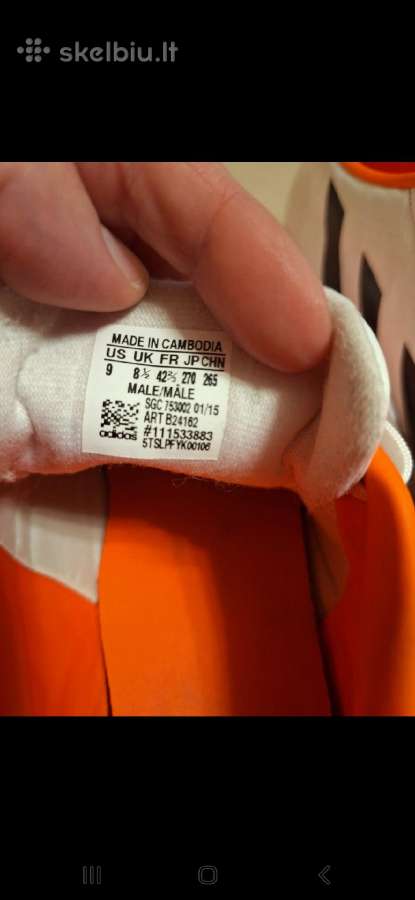 Adidas firmos futbolo batai - nuotraukos Nr. 5