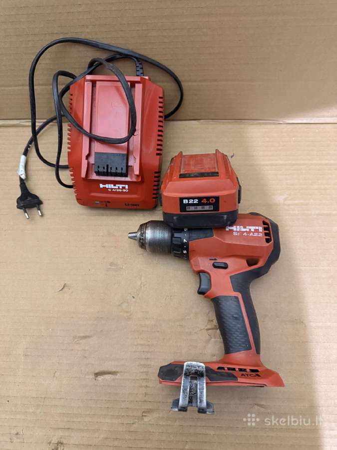 Akumuliatorinis suktuvas Hilti Sf 4-a22