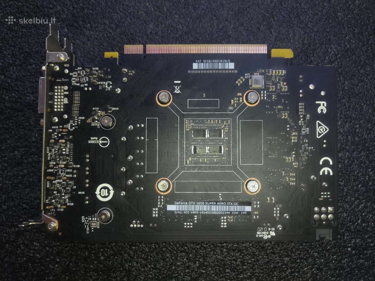 Msi Gtx 1650 Super Aero Itx 4gb - nuotraukos Nr. 4