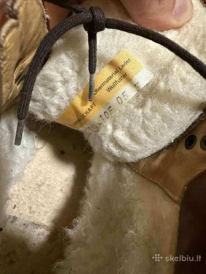 Camel Boots žieminiai batai su vilna Wool - nuotraukos Nr. 6