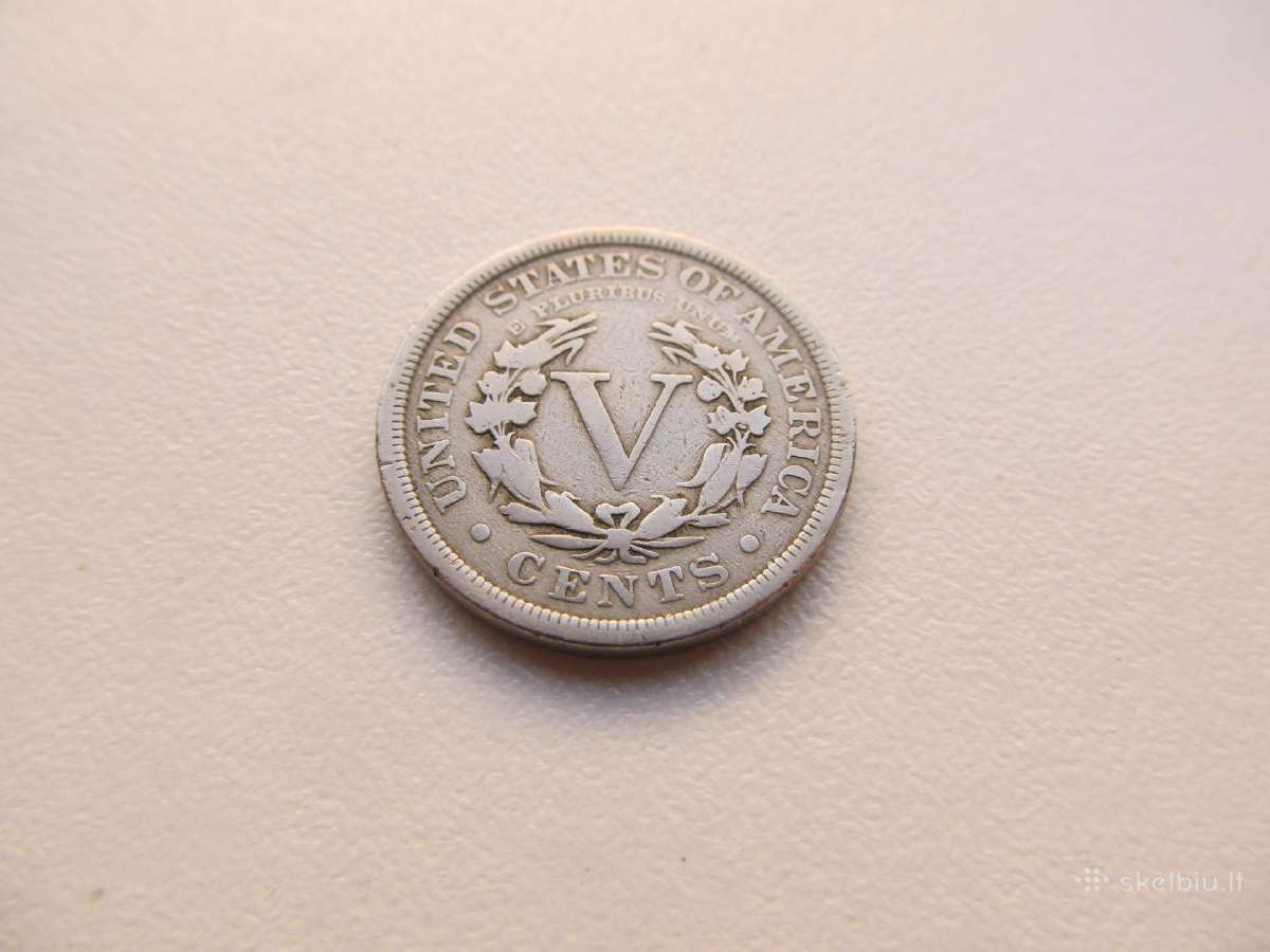 5 centai , JAV , 1907 - nuotraukos Nr. 2