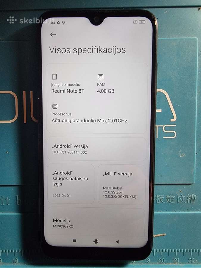 Xiaomi Redmi Note 8t idealius telefonus - nuotraukos Nr. 3