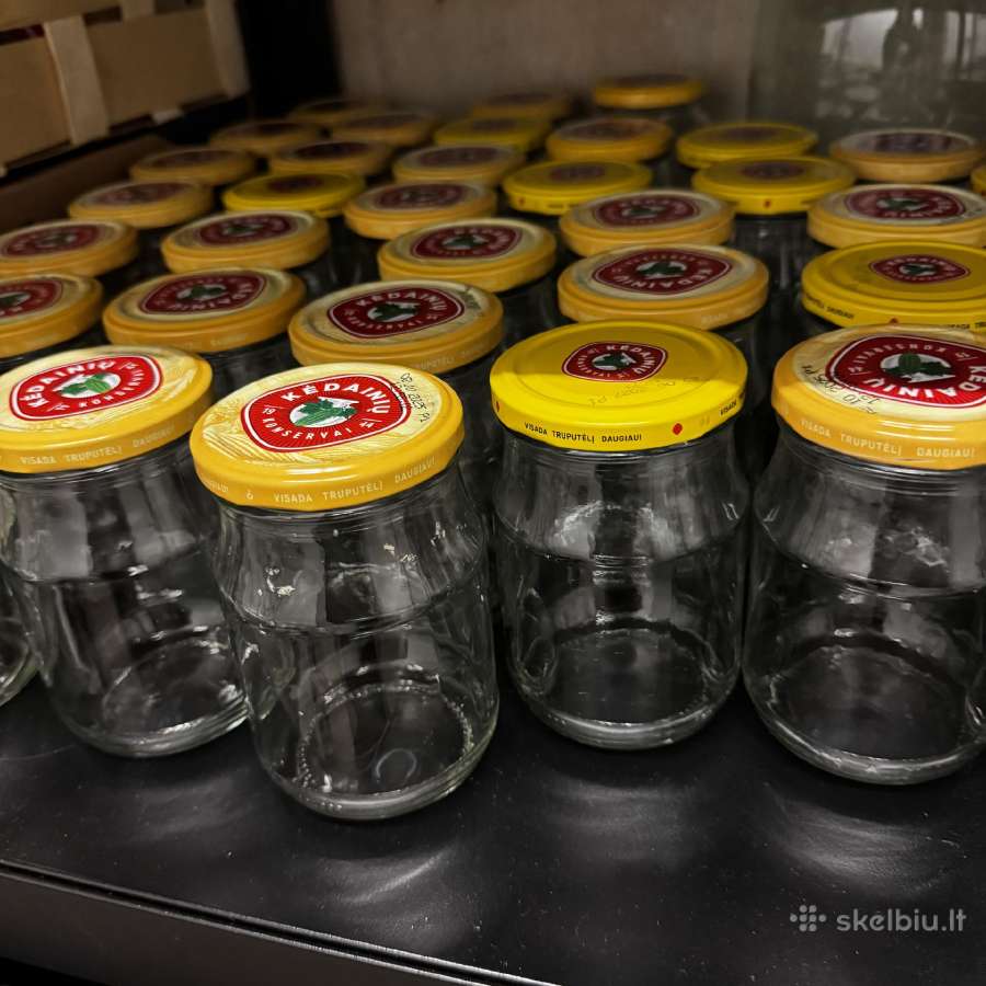 Stiklainiai švarūs, be etikečių, 43 vnt.