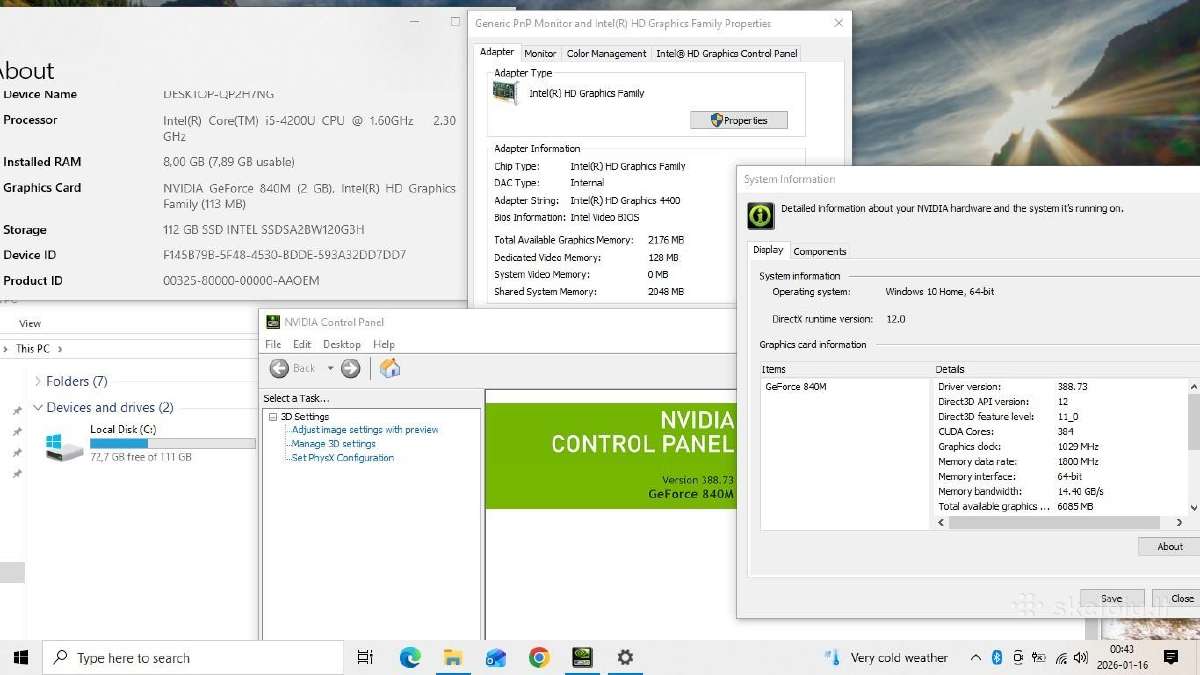 Asus X551l 15.6 i5 SSD nvidia - nuotraukos Nr. 7