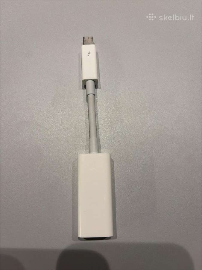 Apple thunderbolt 3 to ethernet (Rj45) adapteris.
