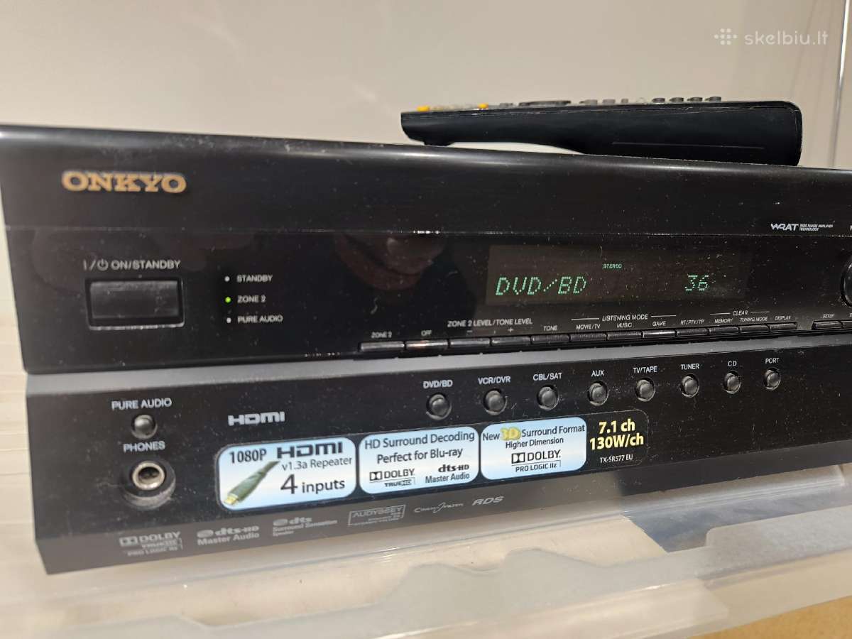 Onkyo tx sr577 - nuotraukos Nr. 3
