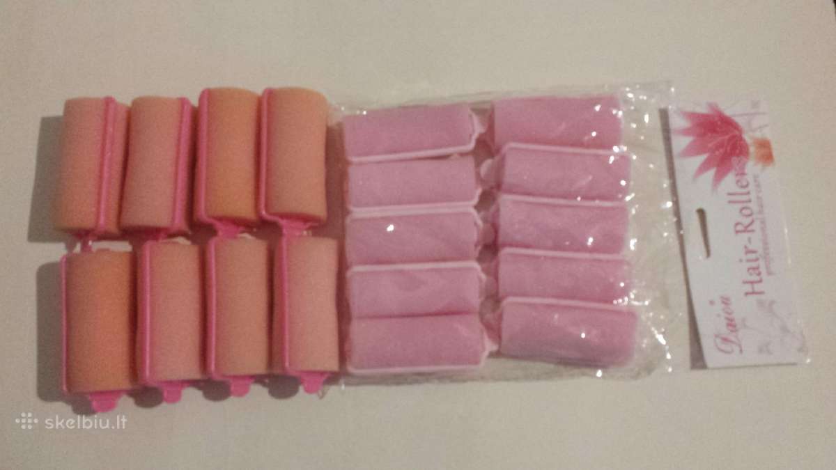 Minksti paroloniniai plauku suktukai,bigudukai.18v