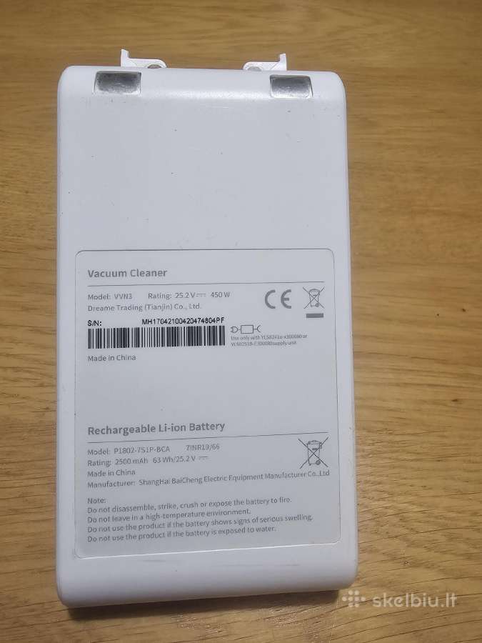 Xiaomi v10 baterija - nuotraukos Nr. 2