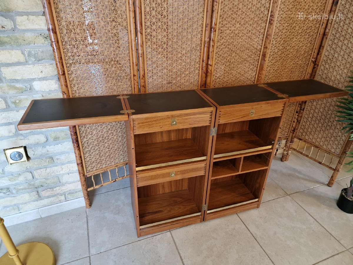 Vintažinis mid century tikmedžio baro spintelė - nuotraukos Nr. 25