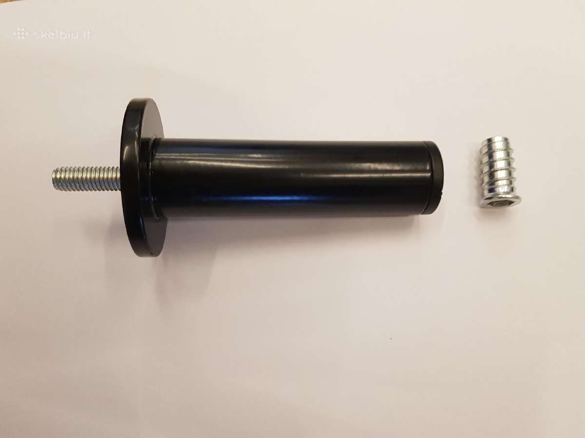 Baldų kojelės įvairios medinės ir metalinės - nuotraukos Nr. 22