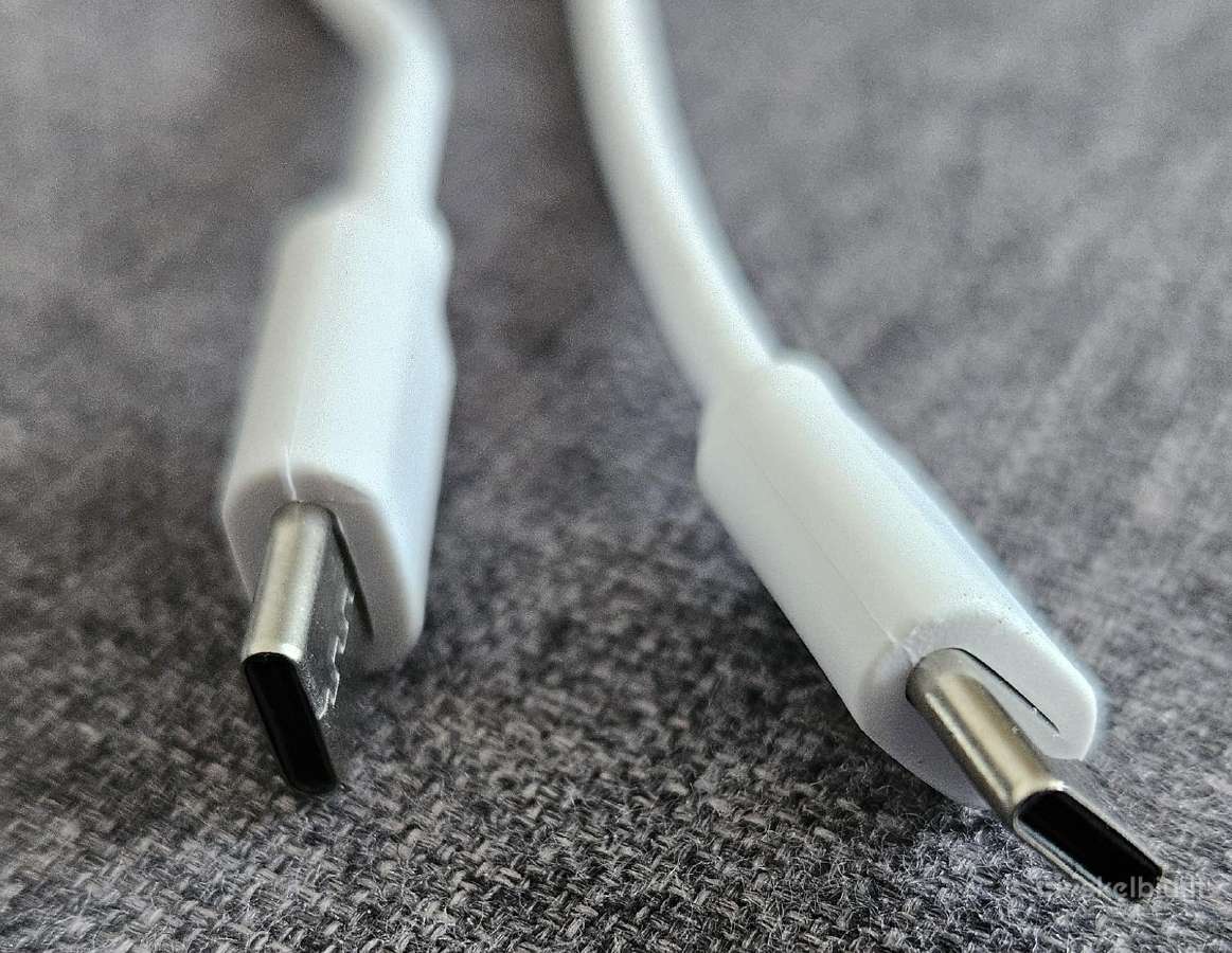 Usb + Type C pakrovimo laidas 40cm 2vnt - nuotraukos Nr. 2