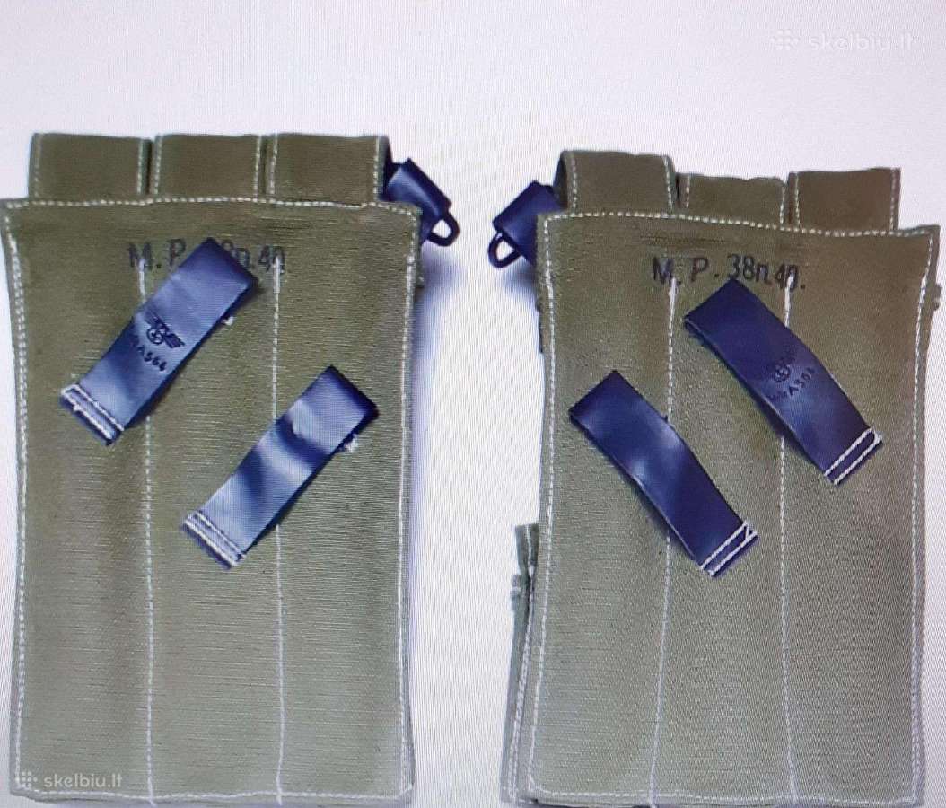 Mp40 ir Stg 44 šovinių dėtuvių dėklai.k98k šovinių - nuotraukos Nr. 3