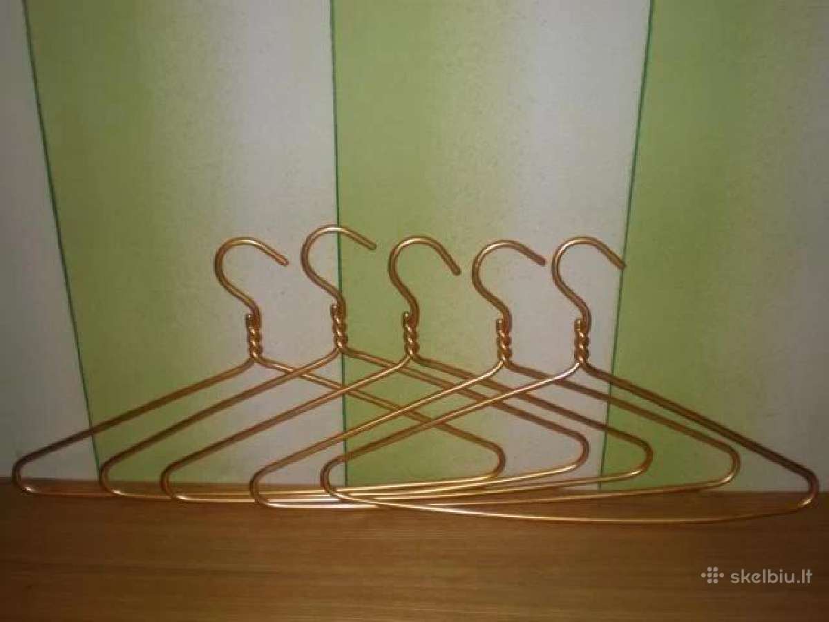 5 senovines metalines gelsvos aukso spalvos pakabo