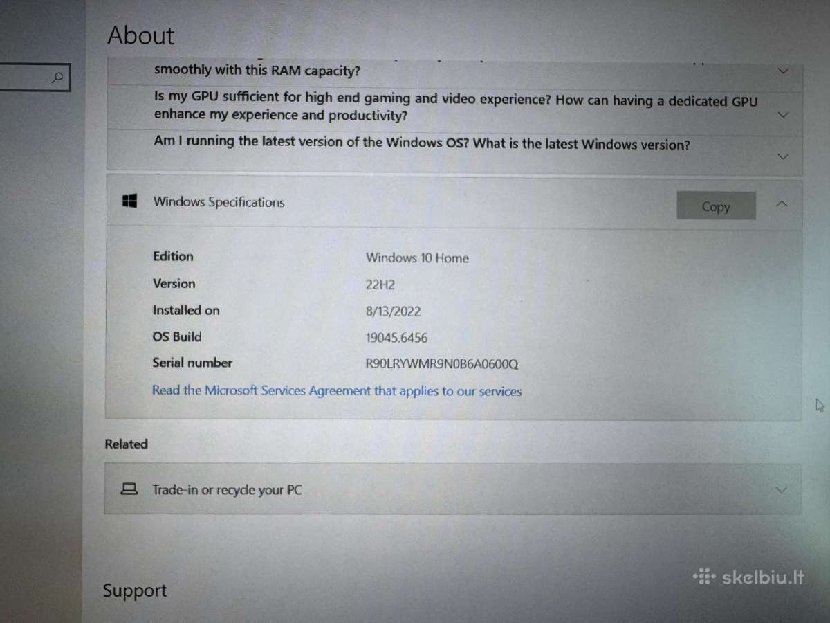 Lenovo Ideapad Y700-15isk - nuotraukos Nr. 5