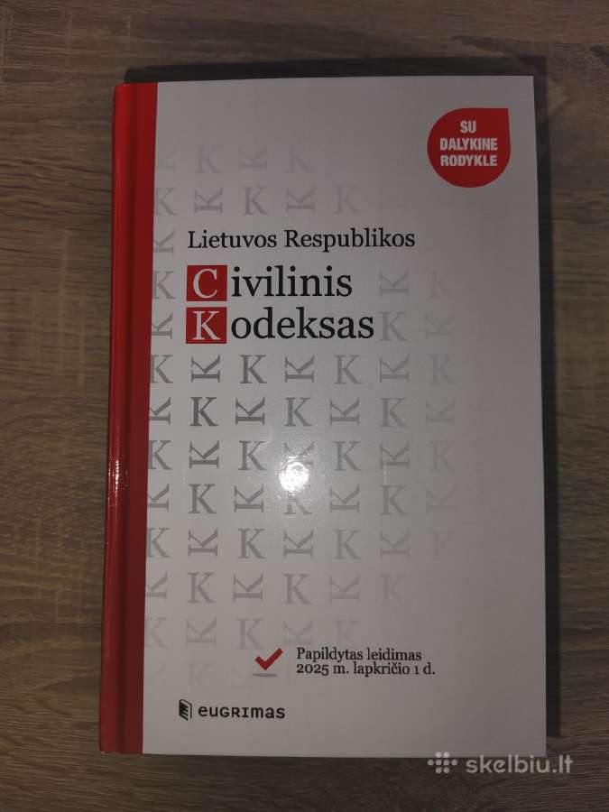 Civilinis kodeksas naujausias