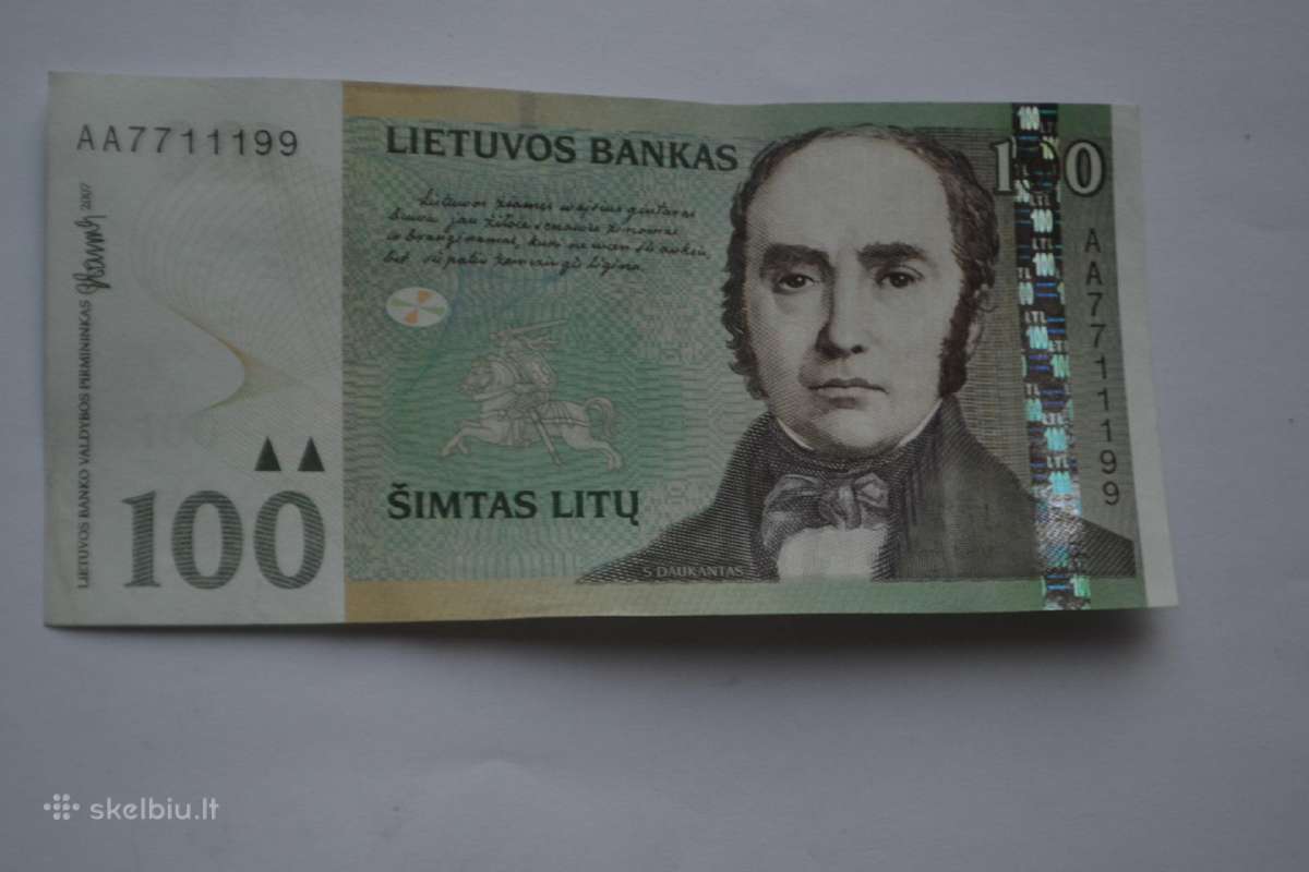 100 Litu 2007 m.aa